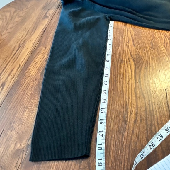 Ralph Lauren Polo Jeans Mens XL Black Ribbed Cotton Crewneck Sweater Flag Logo - Picture 7 of 8